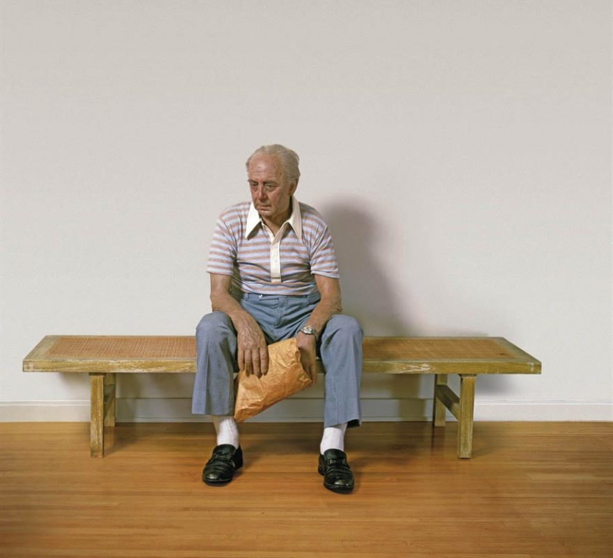 man on bench duane hanson