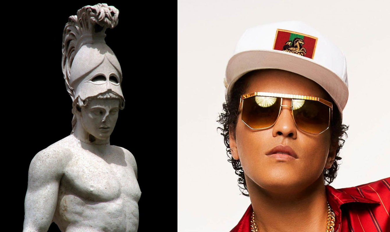 mars statue god bruno mars
