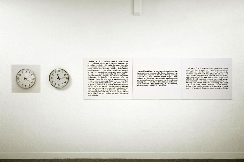 clock joseph kosuth