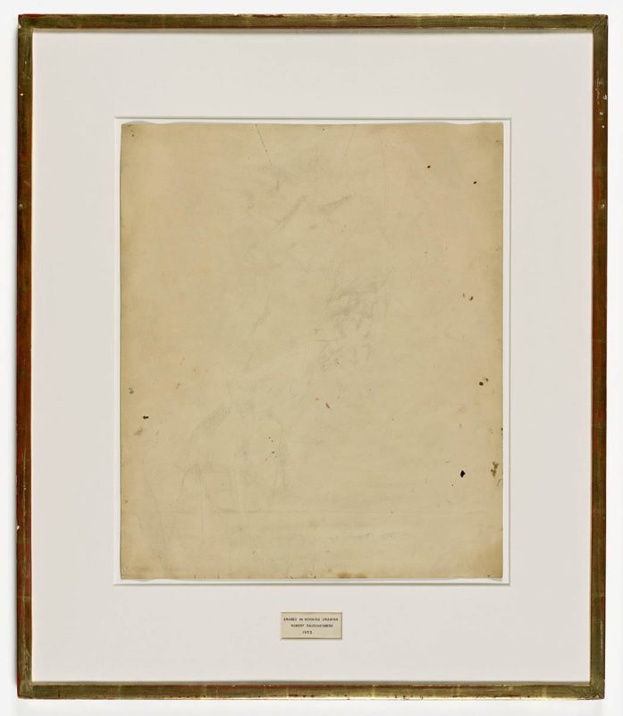 erased de kooning rauschenberg