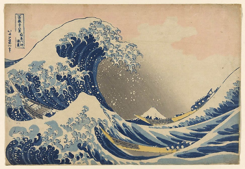 great wave off kanagawa hokusai