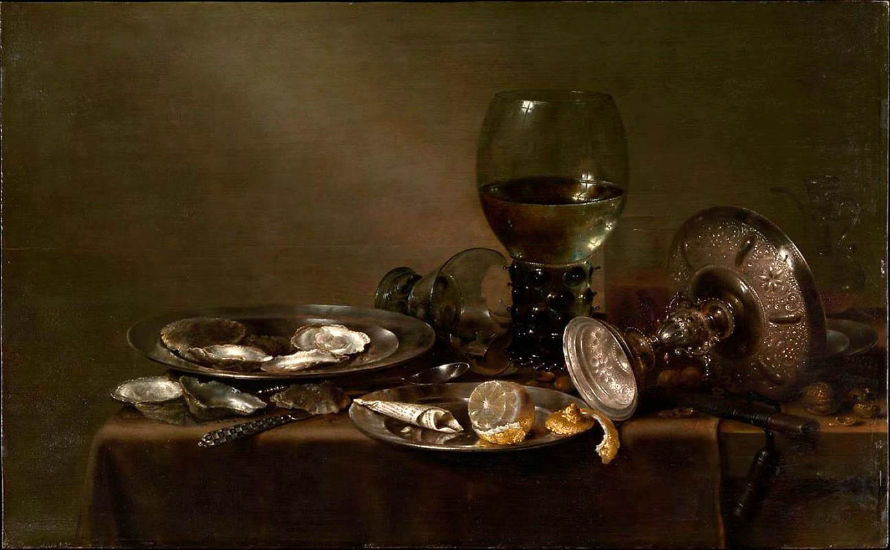 claesz still life oysters