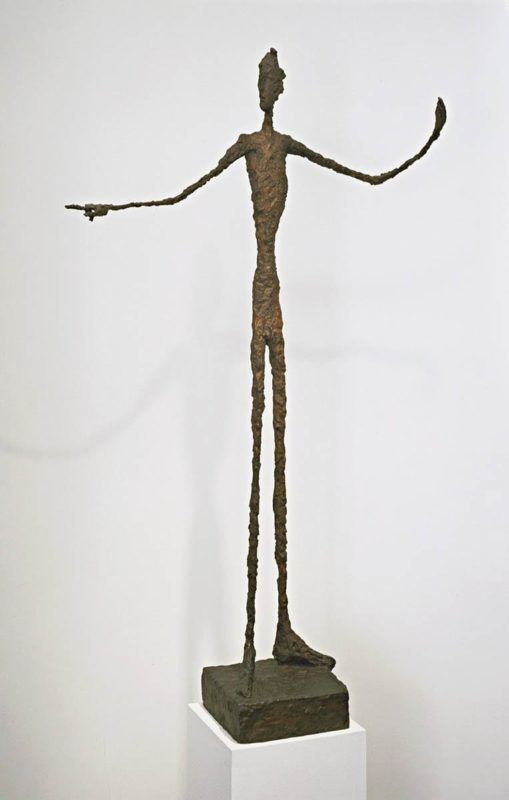man pointing