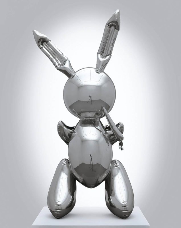 rabbit jeff koons auction christies