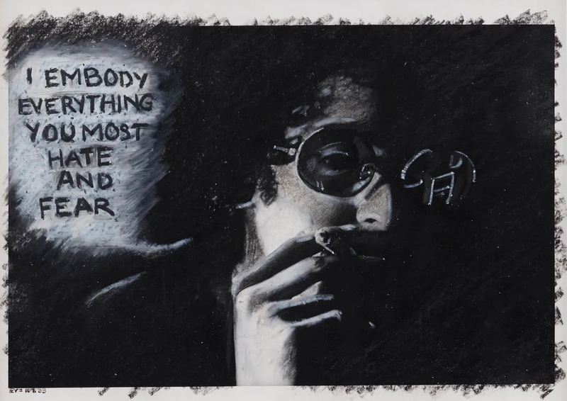 The Mythic Being: I Embody Everything You Most Hate and Fear by Adrian Piper