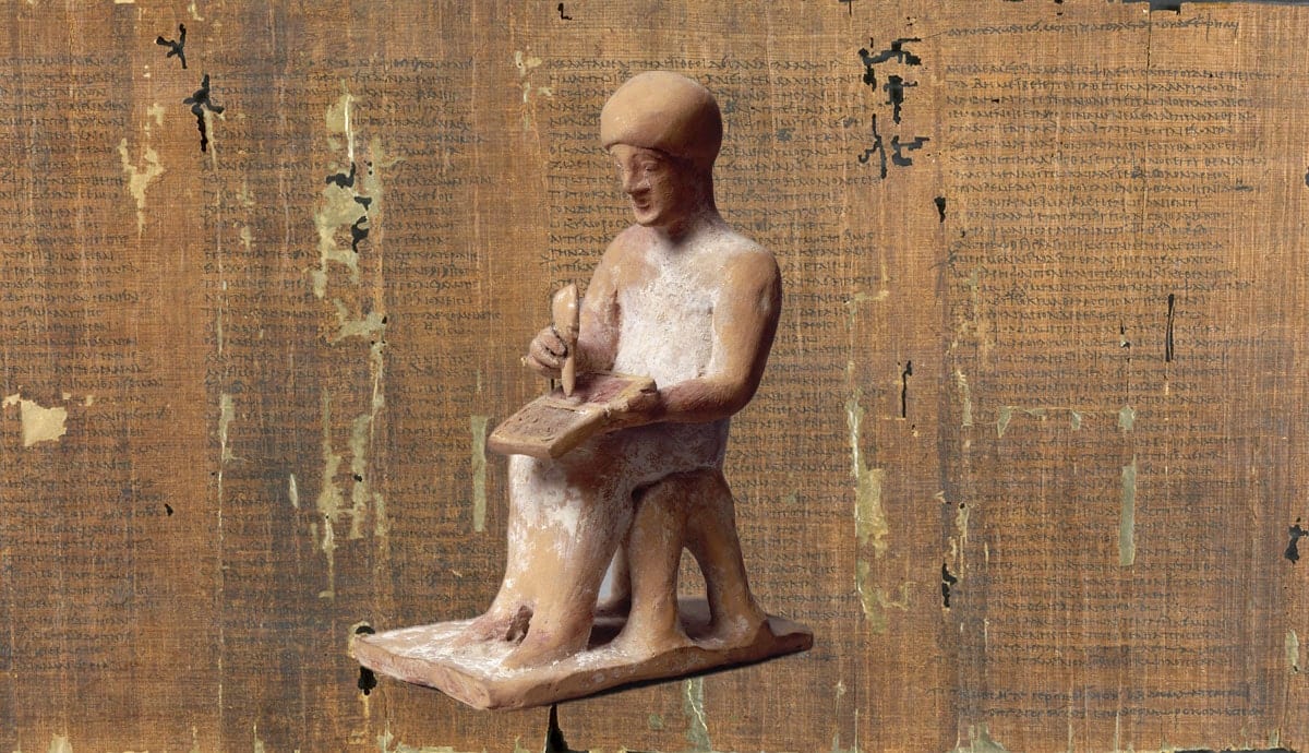 harris homer roll seated man writing