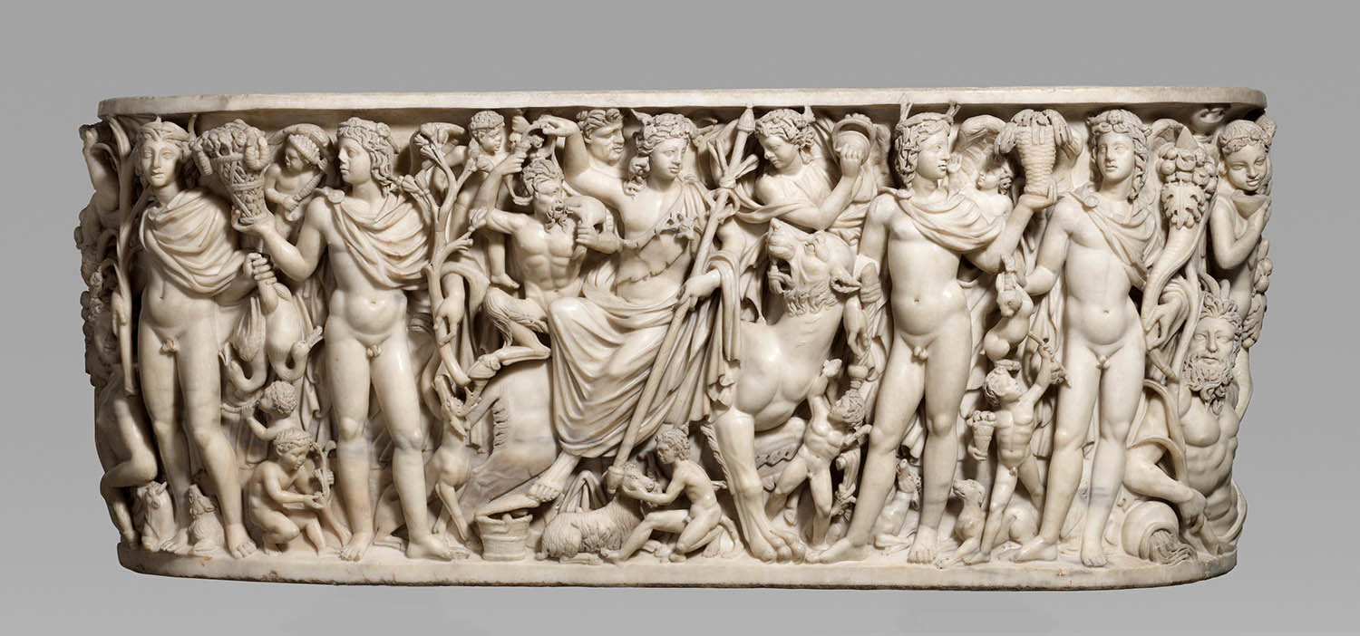 roman marble sarcophagus