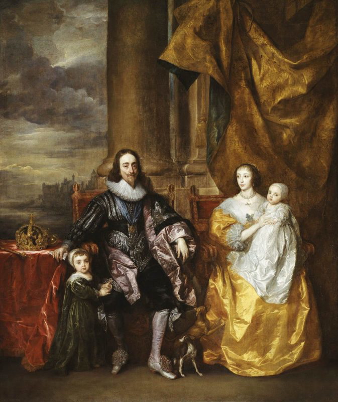 charles I henrietta maria children van dyck