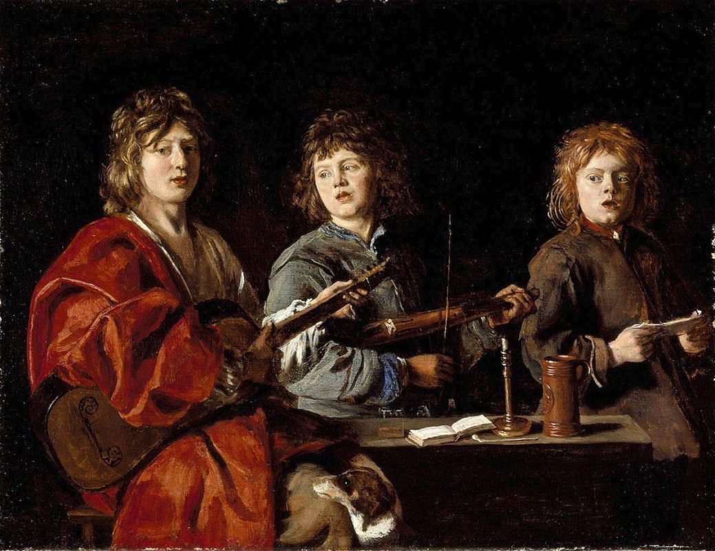 antoine le nain three young musicians