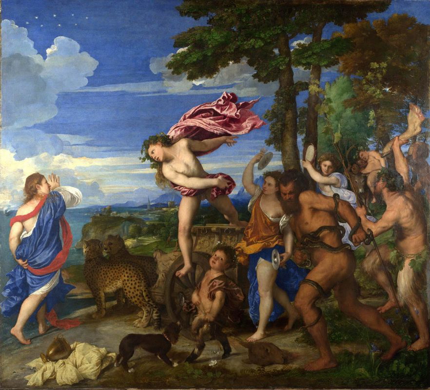 bacchus ariadne titian