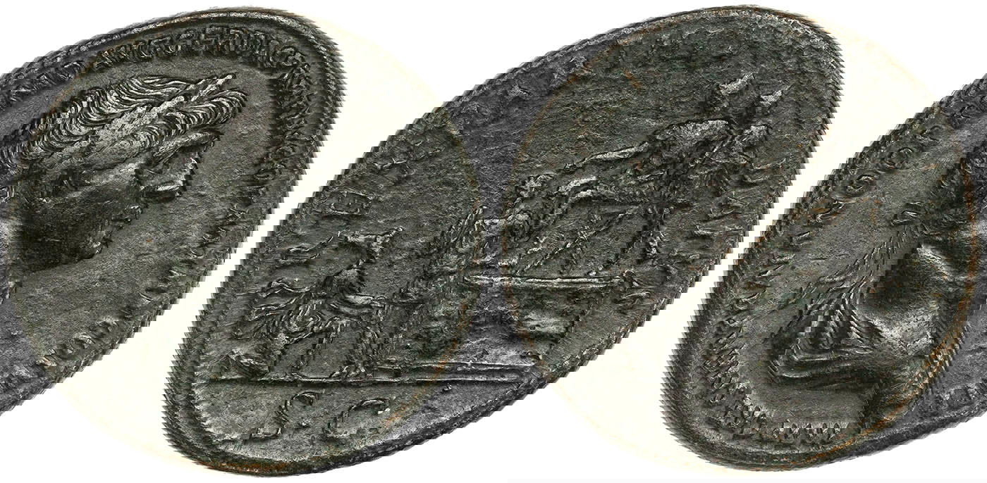 bronze sestertius trajan