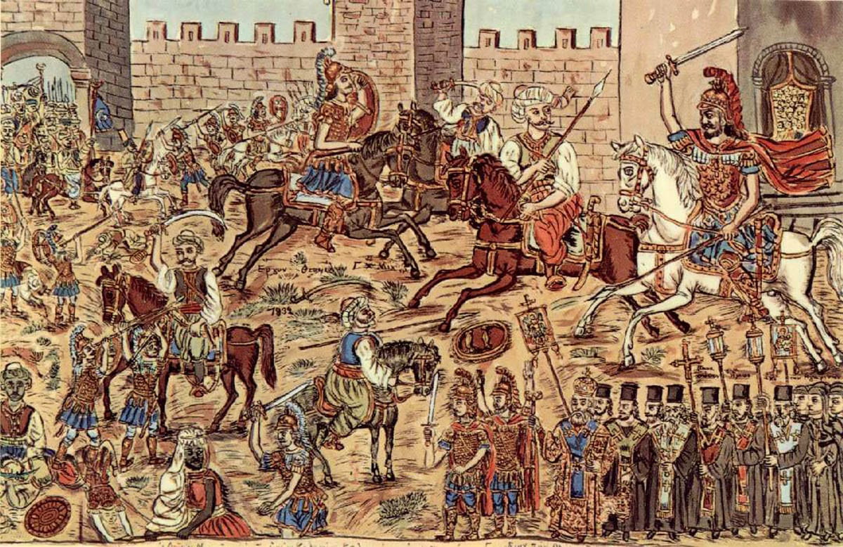 painting sack of constantinople