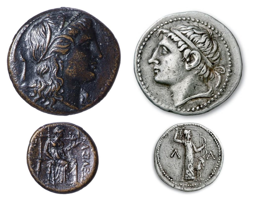 copper coin pyrrhus epirus tetradrachm cleomenes