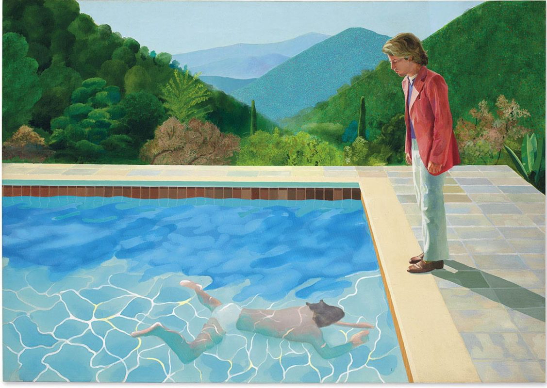 portrait of an artist pool two figures
