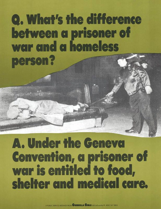 prisoner of war homeless person