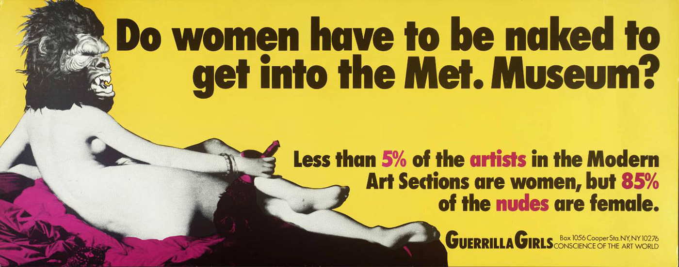 women naked guerrilla girl posters