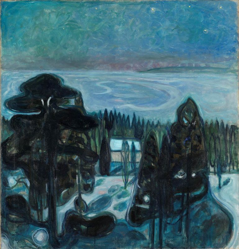 white night edvard munch