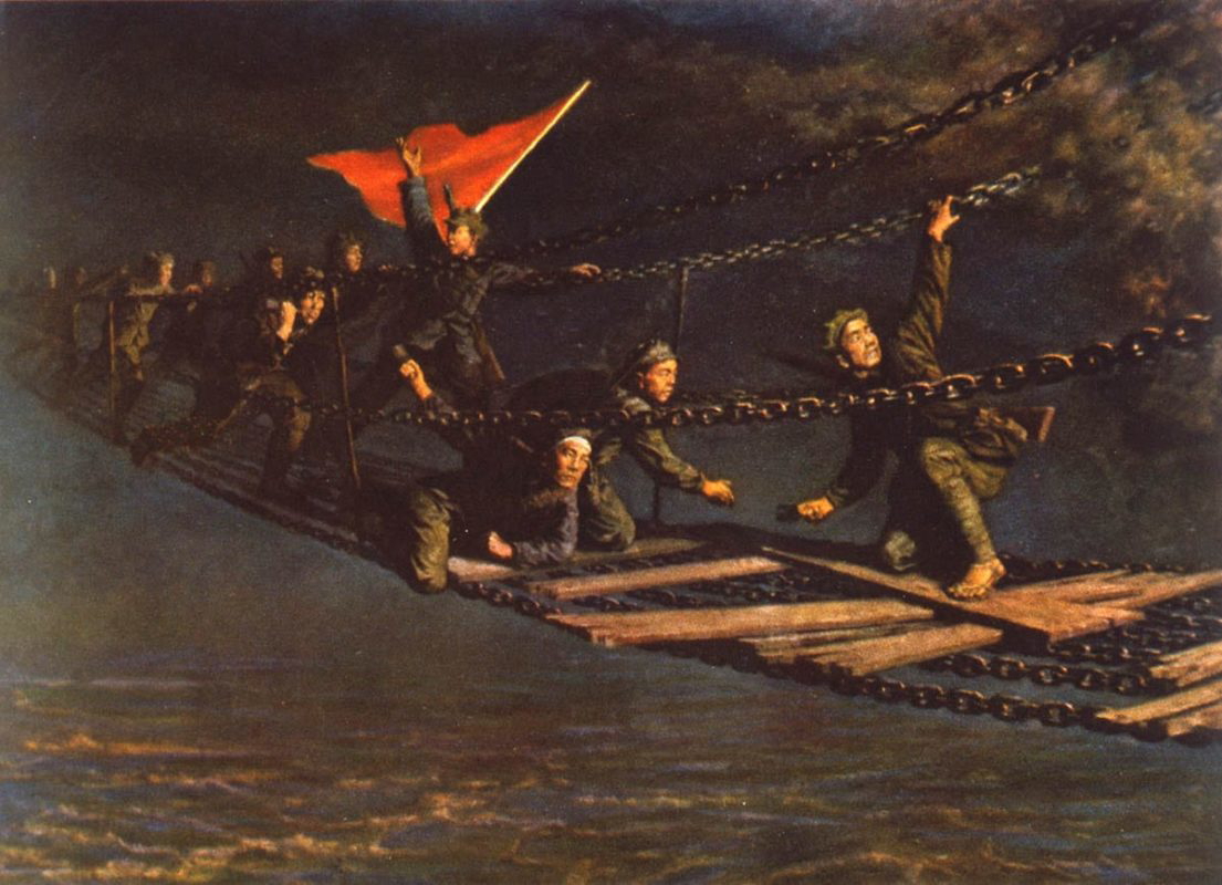emergency crossing luting bridge painting