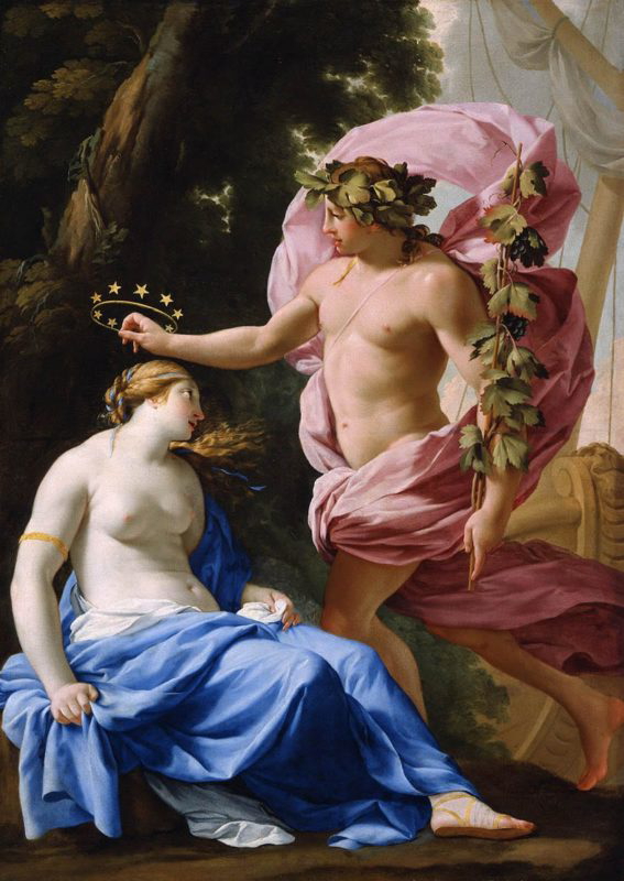 bacchus and ariadne eustache le sueur
