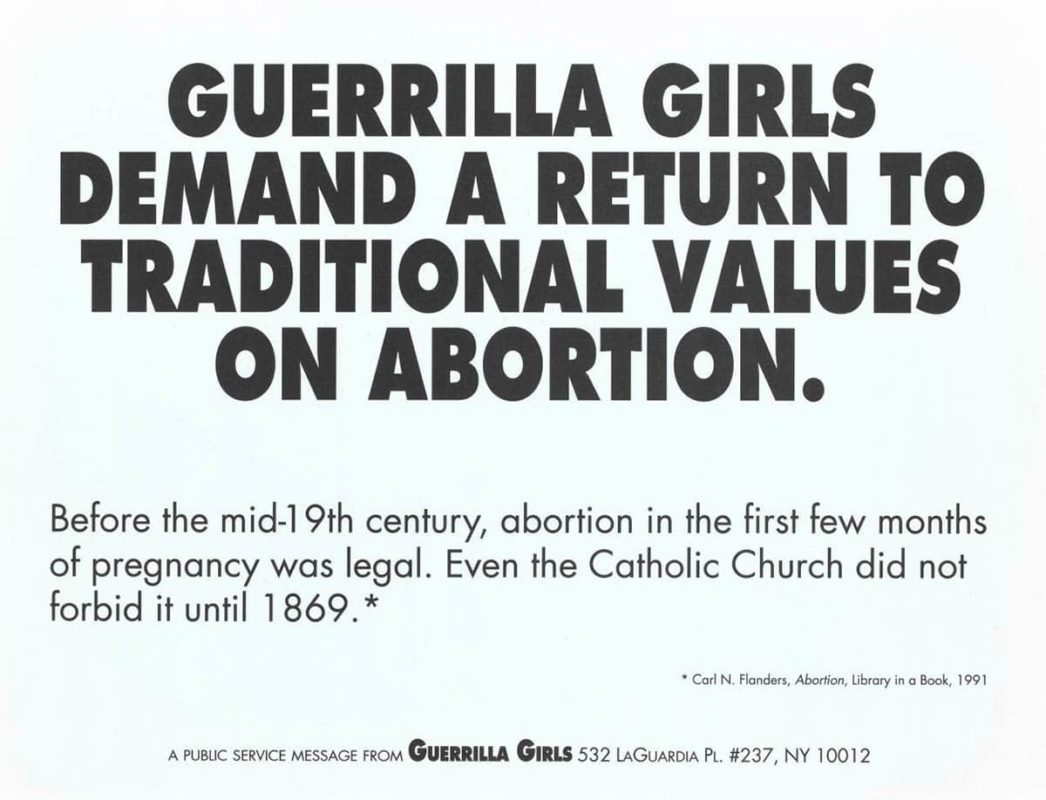 guerrilla girls abortion