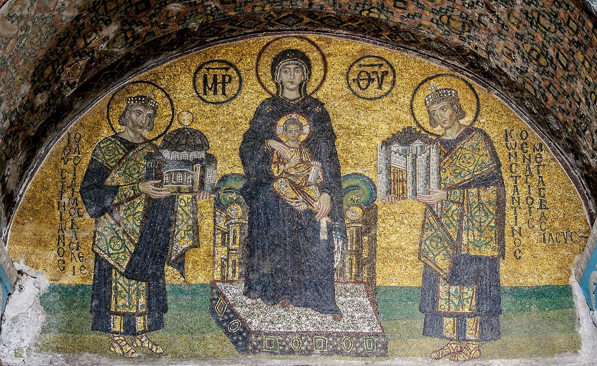 southwestern entrance mosaic