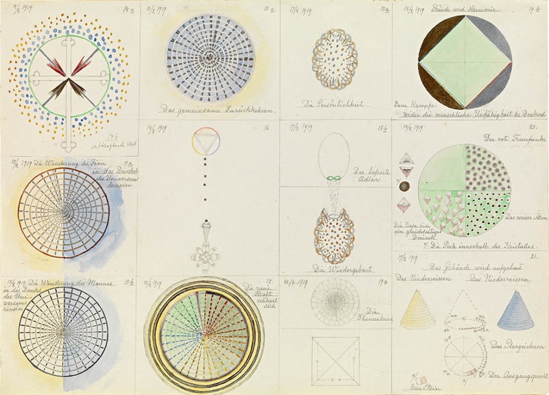 hilma af klint group painting