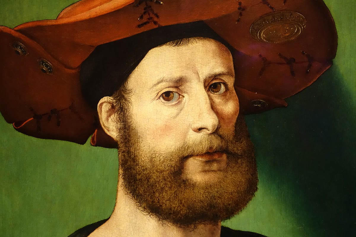 portrait of a man jan gossaert