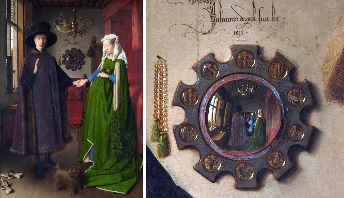 arnolfini portrait detail