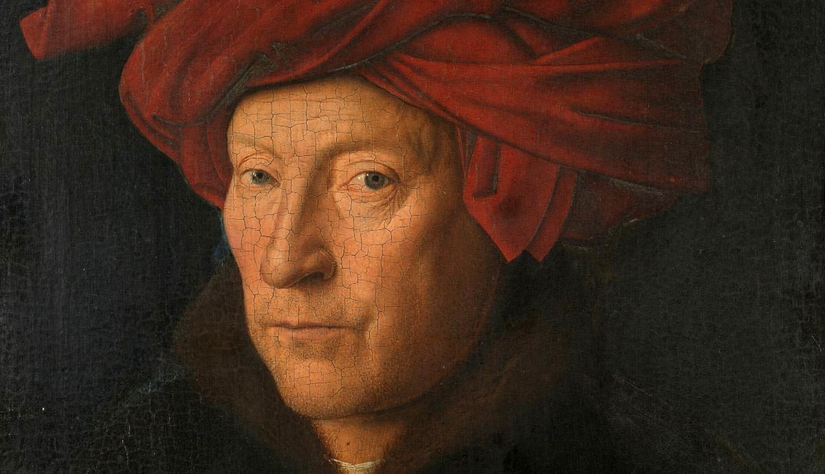 self portrait of man jan van eyck