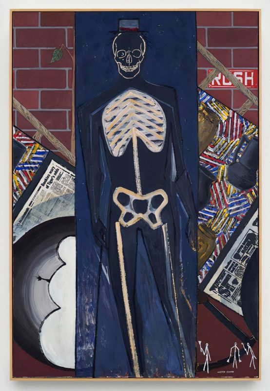 untitled jasper johns skeleton