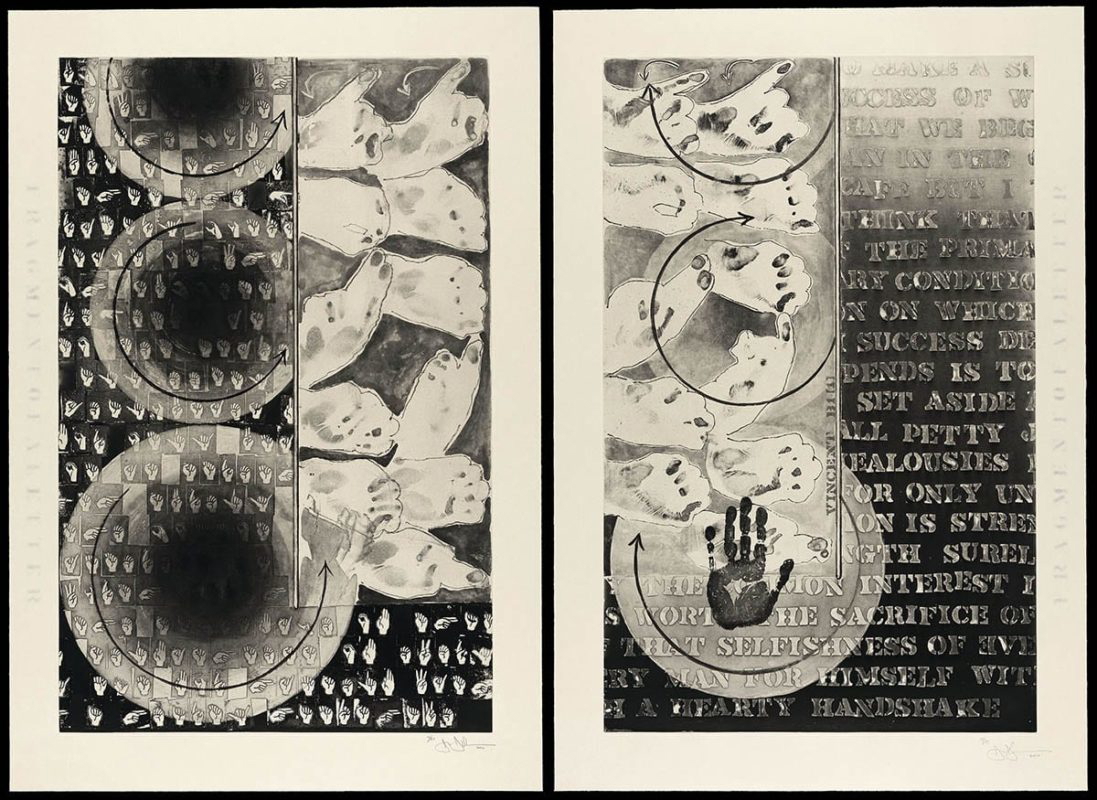 fragment of a letter jasper johns