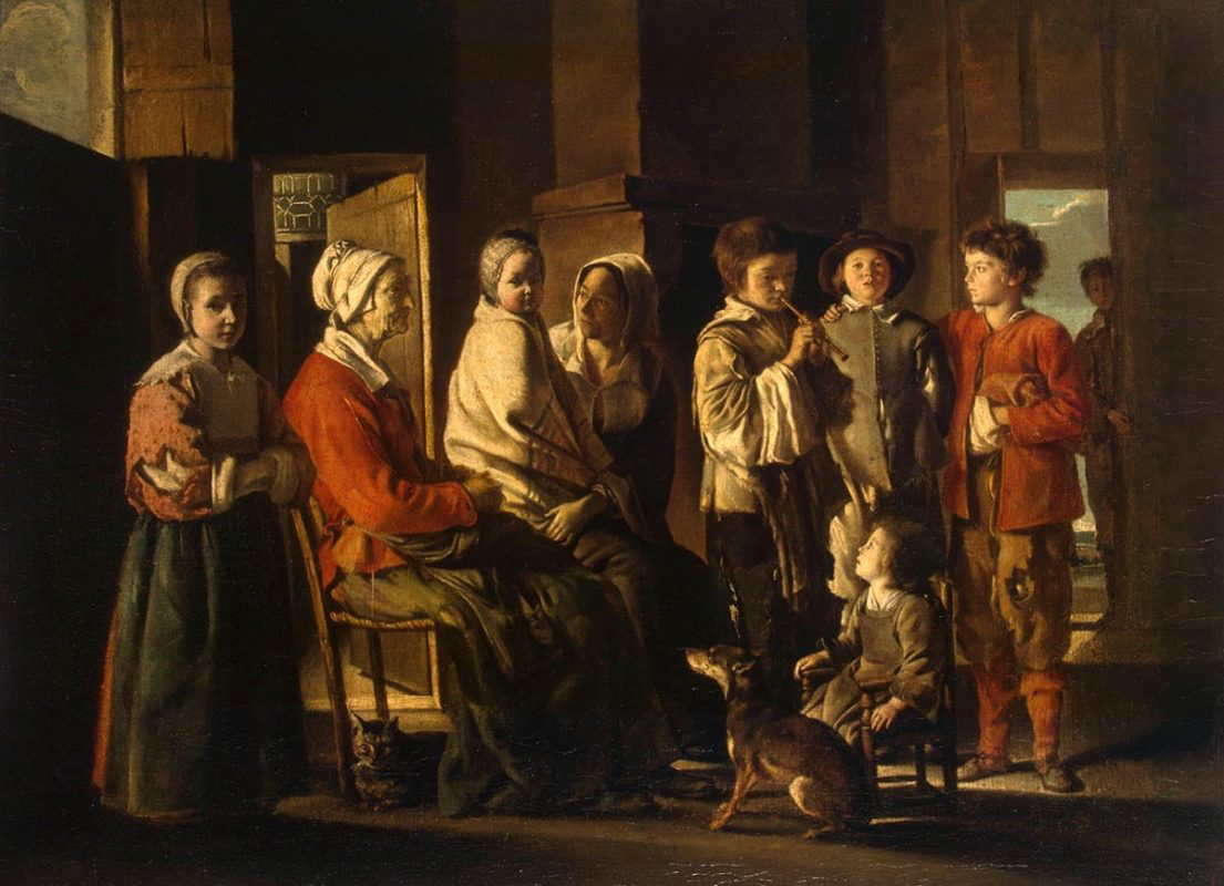 louis le nain visit to grandmother