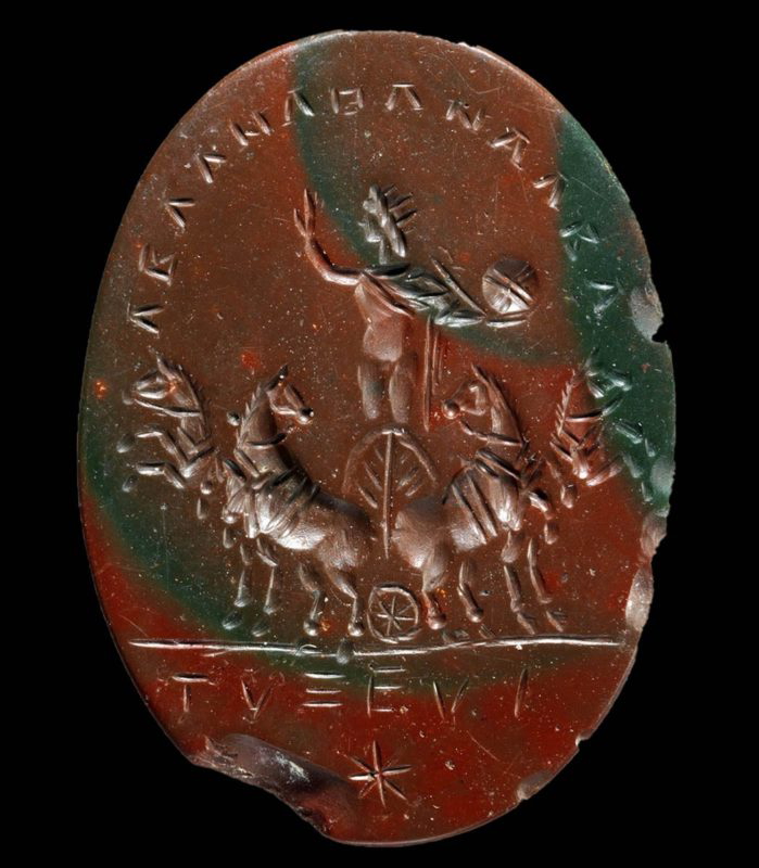 jasper gemstone intaglio