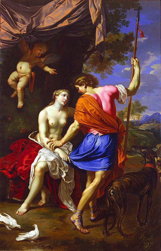 venus and adonis nicolas mignard