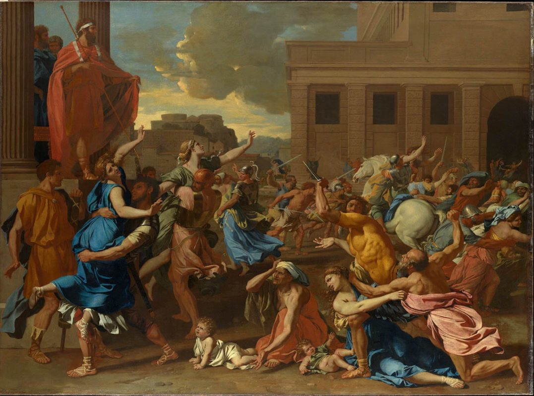 nicolas poussin abduction sabine women