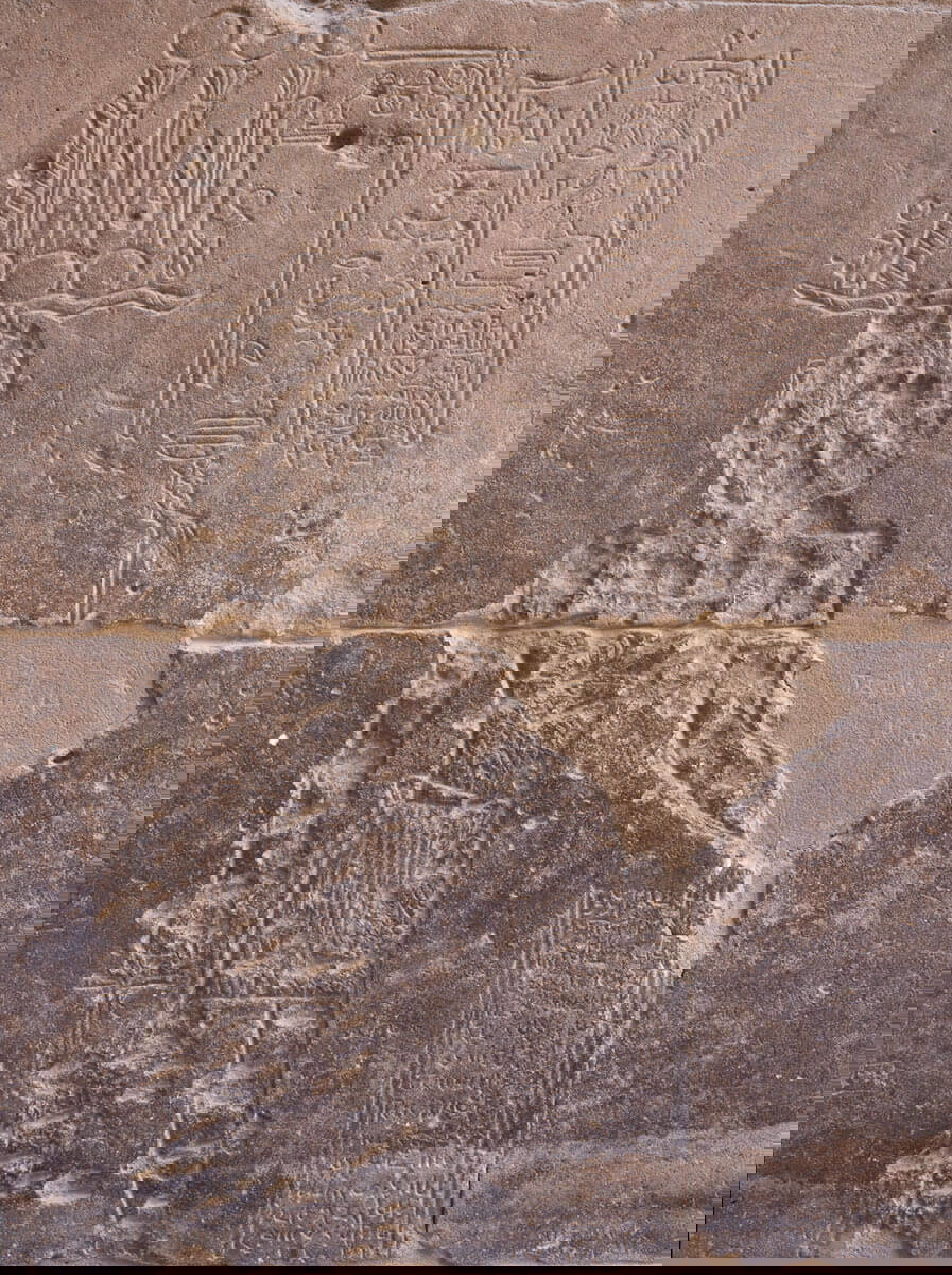 Philae 436 graffito of Esmet-Akhom dated 394 AD last hieroglyphic inscription