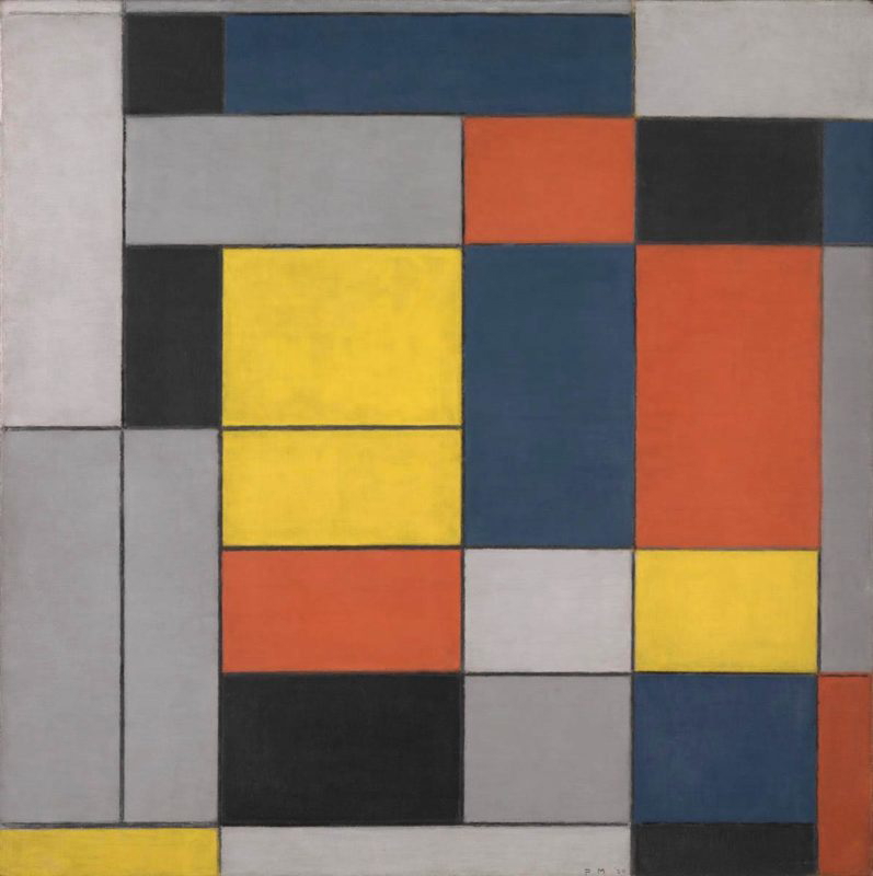 no. vi composition ii piet mondrian