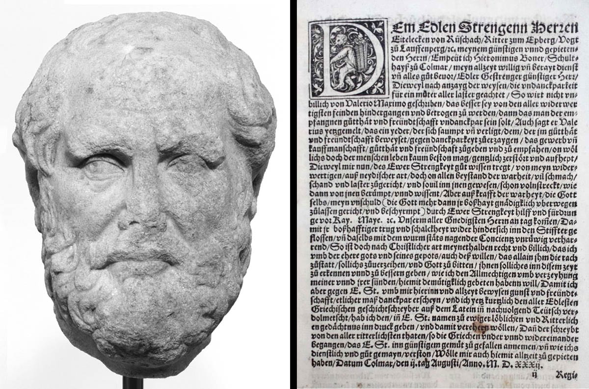 portrait head thucydides