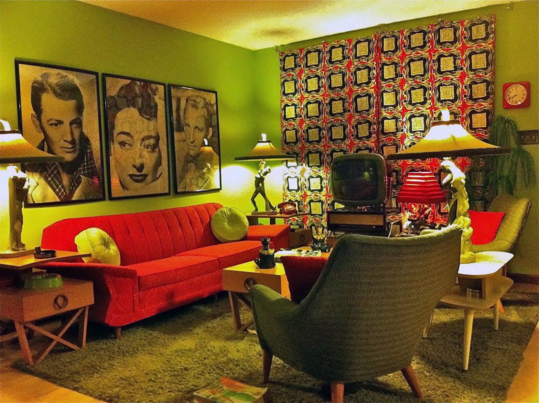 retro style room