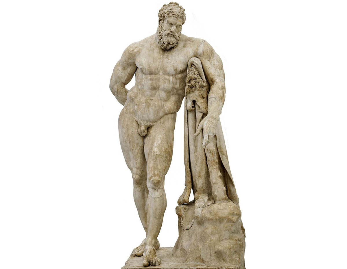Lysippos Hercules lost bronze Farnese marble copy