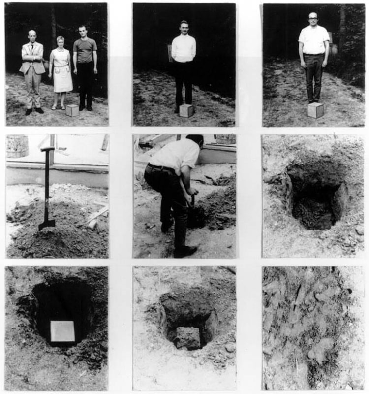 sol lewitt buried cube