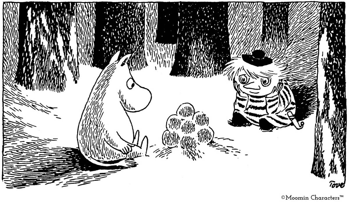 tooticky moomintroll moominland winter tove jansson