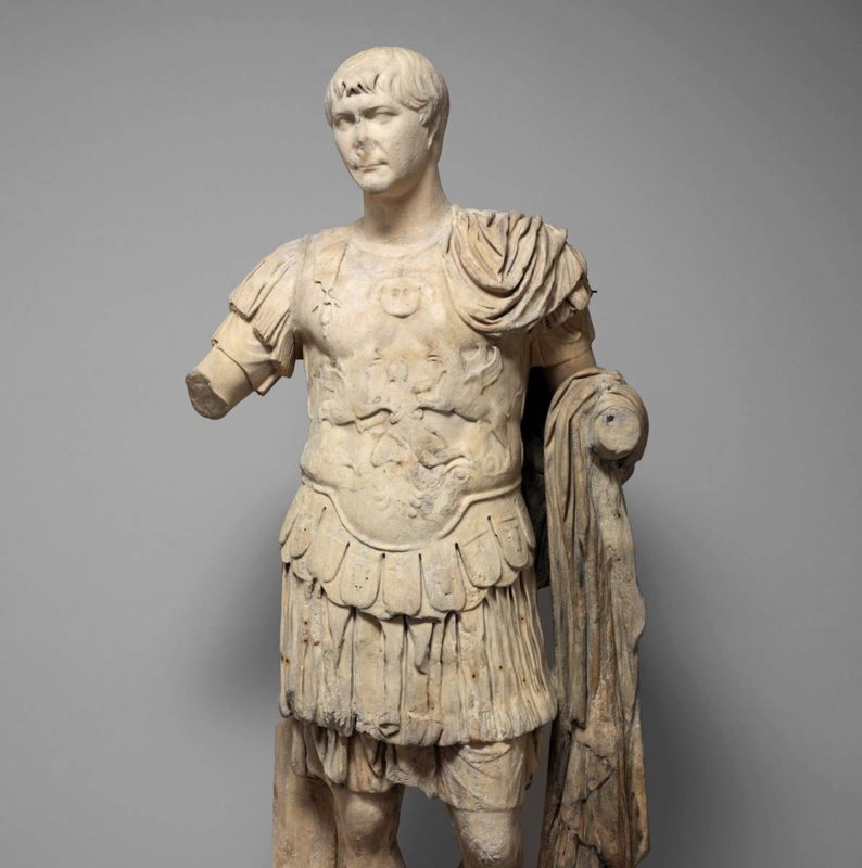 cuirass statue emperor trajan