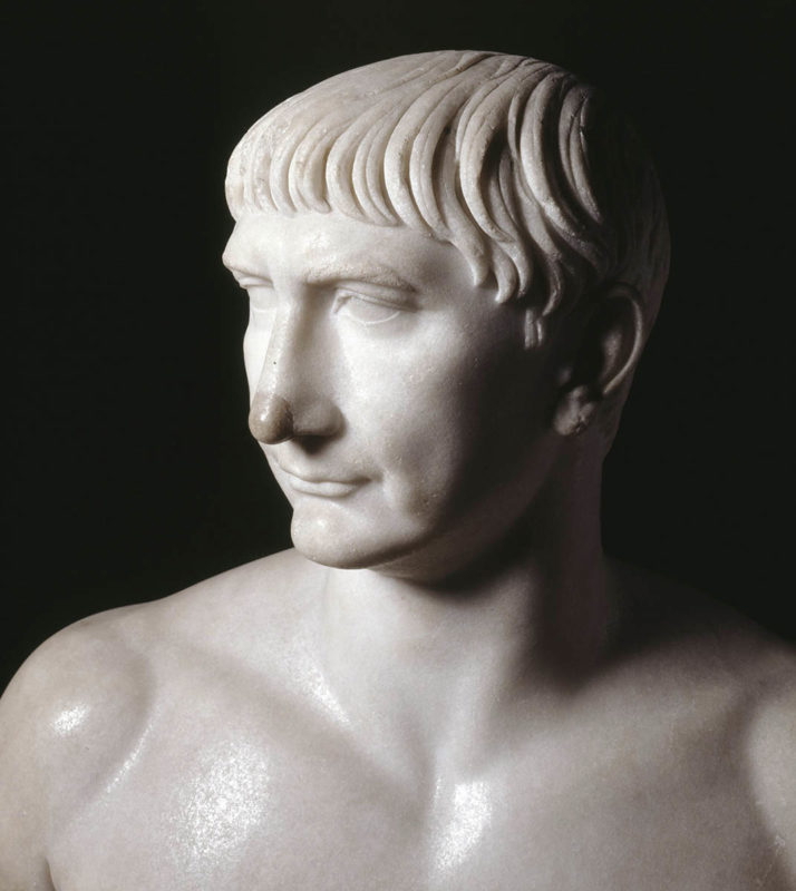 portrait bust trajan