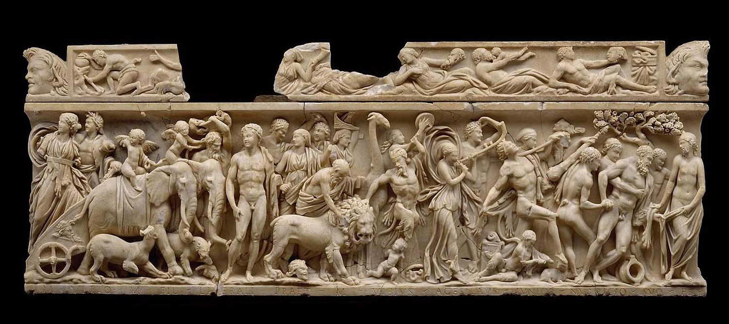 sarcophagus triumph dionysus