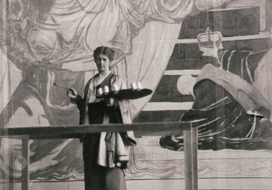 violet oakley painting norman rockwell museum