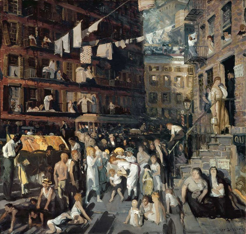 cliff dwellers george bellows