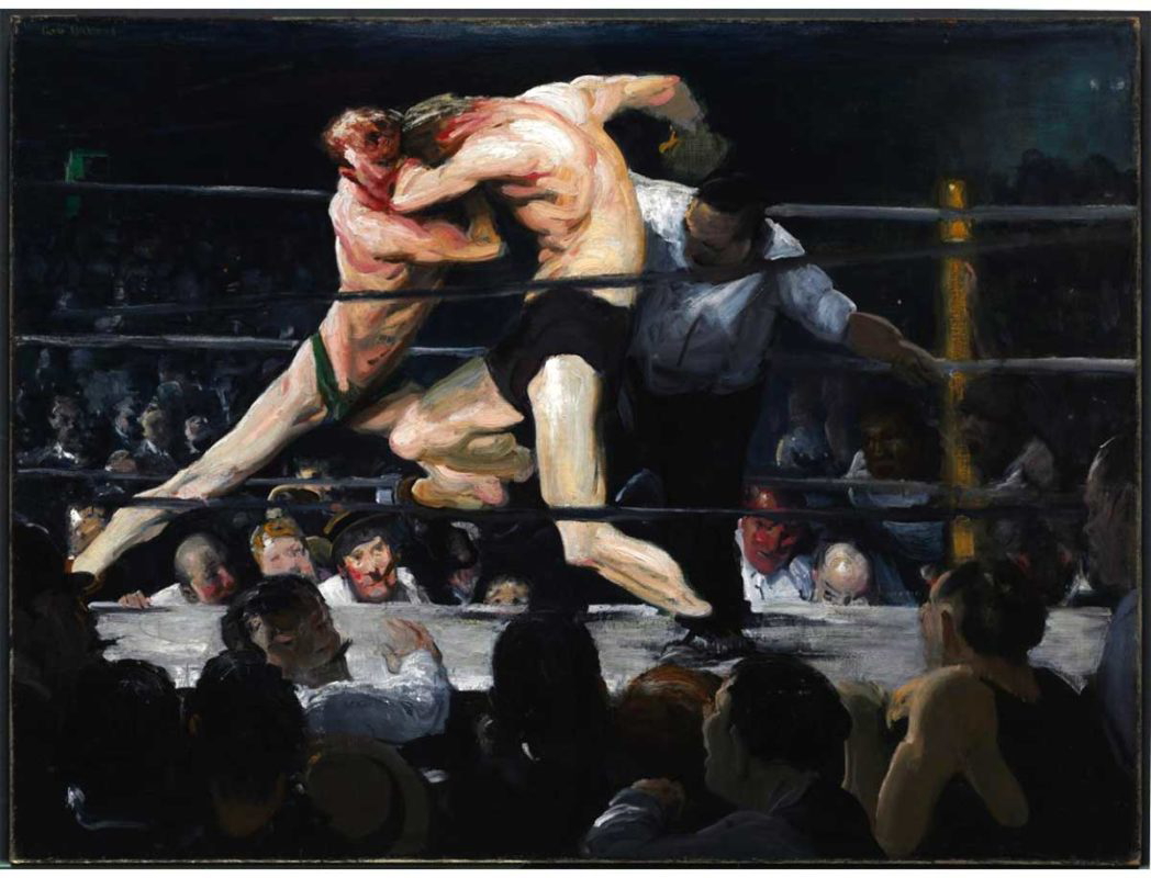 stag at sharkeys george bellows
