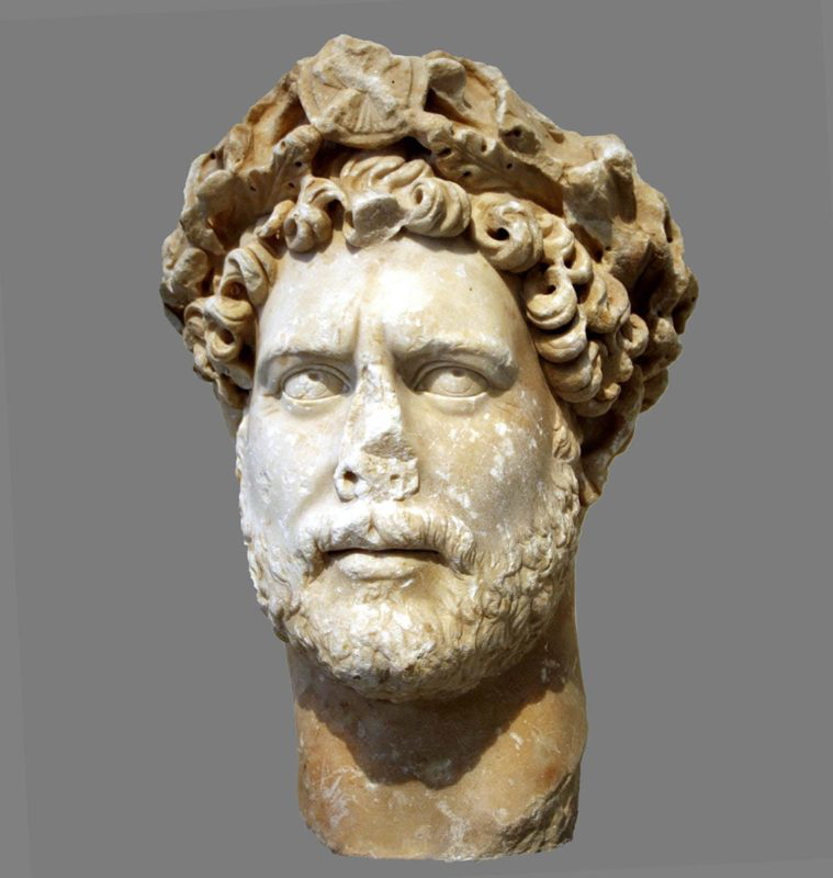 colossal portrait hadrian