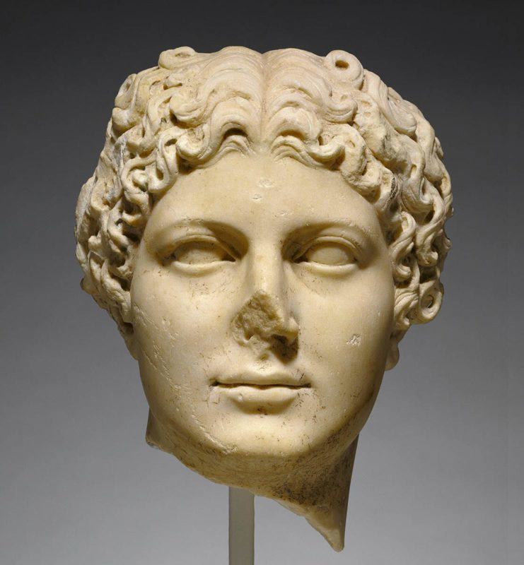 marble portrait head agrippina the younger